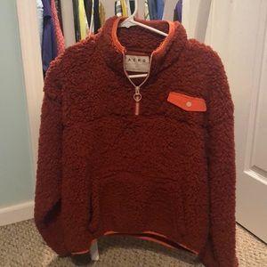 Aeropostale Quarter Zip Sherpa